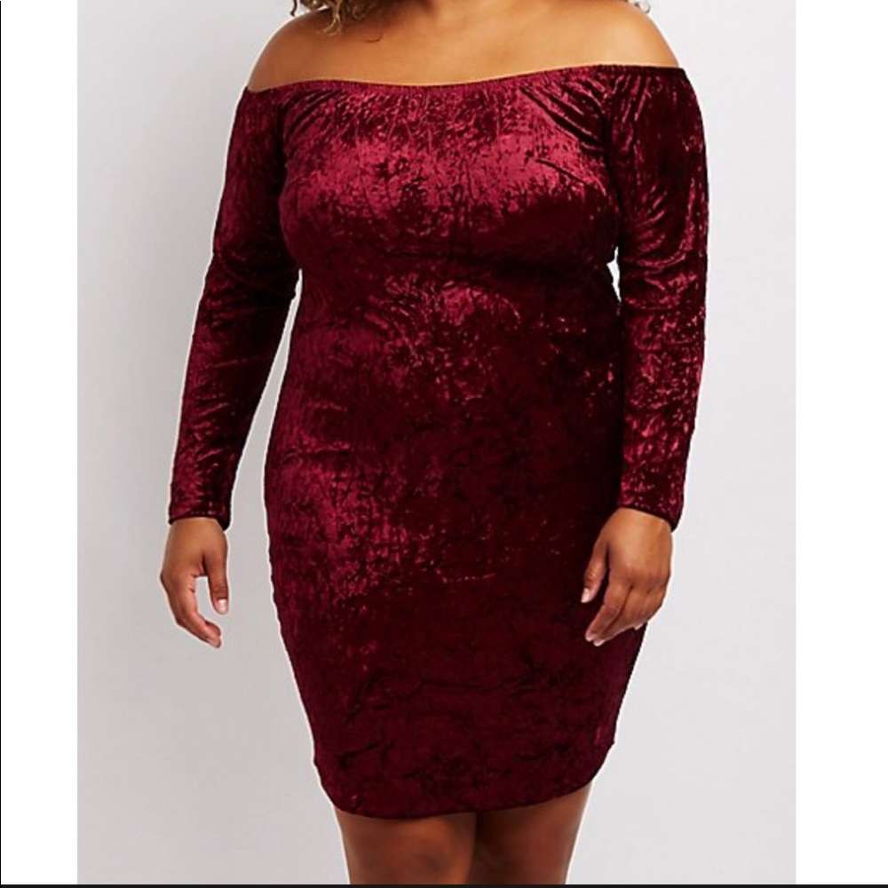 NWT Charlotte Russe velvet dress